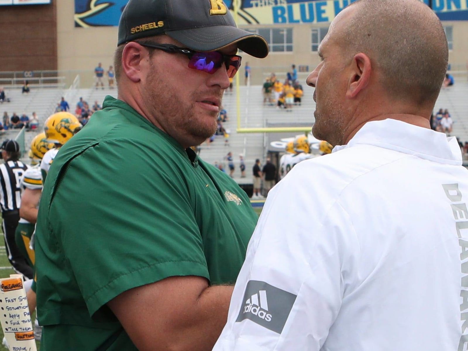 NDSU coach Matt Entz gets in staffer's face during playoff game | Yardbarker