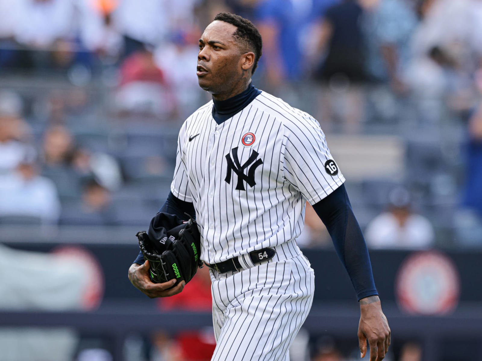 Yankees closer Aroldis Chapman addresses critics in IG post