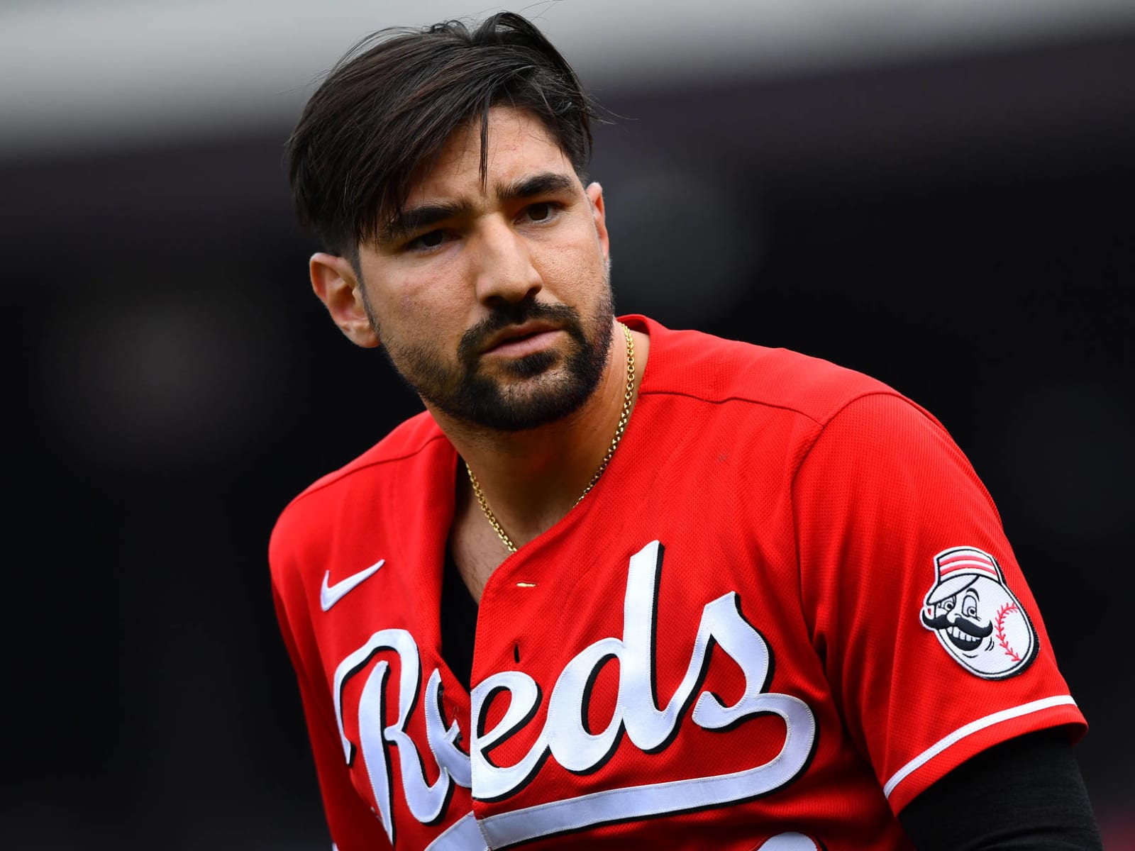 Cincinnati Reds on X: Nick Castellanos sporting the custom-drawn shirt by  his son, Liam. 🔥  / X