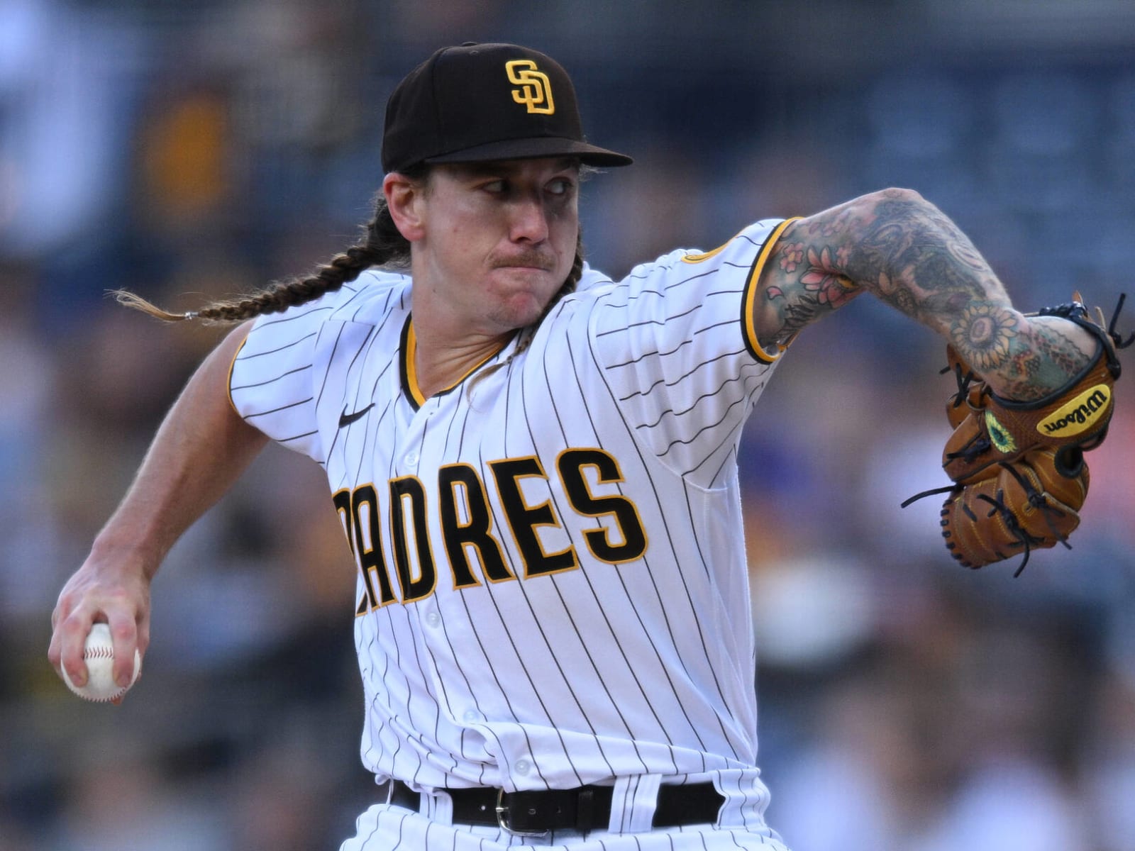 Mike Clevinger rocked a wild hairstyle during latest start