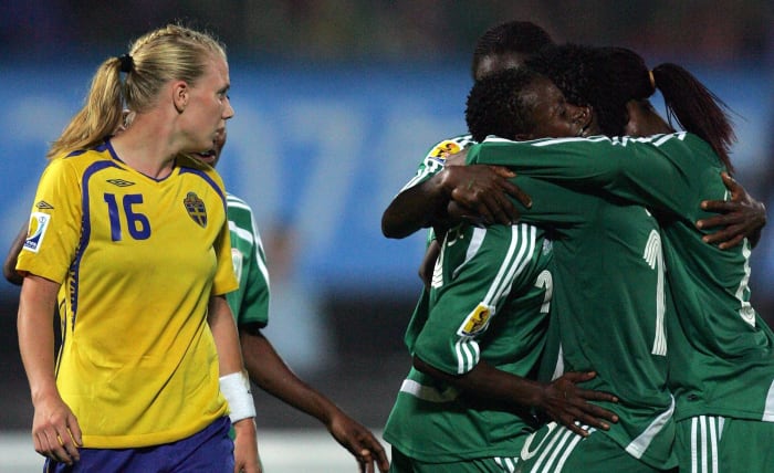 2007: Nigeria ties Sweden
