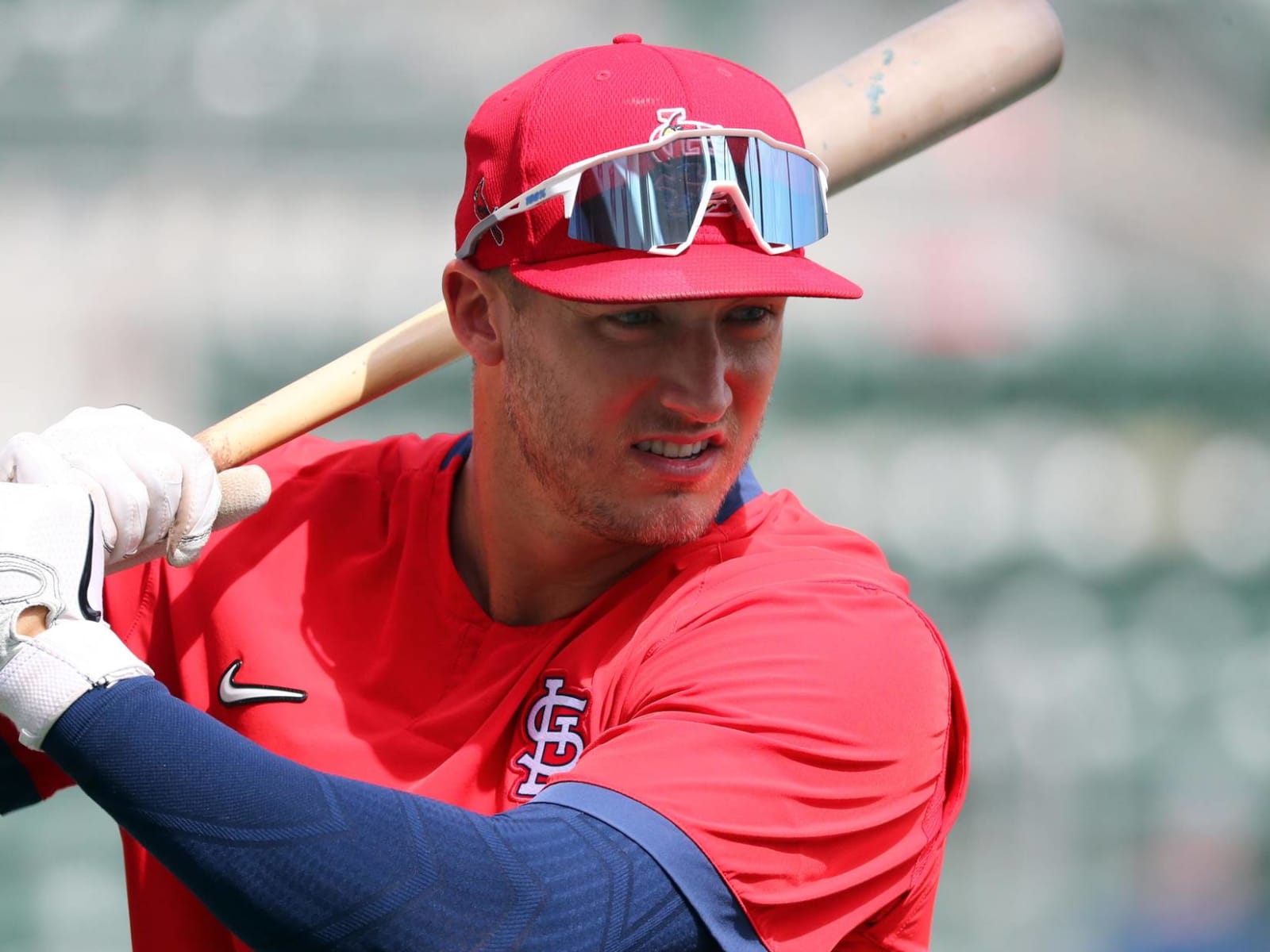 Youngest player in Cardinals camp, switch-hitting Carlson showing