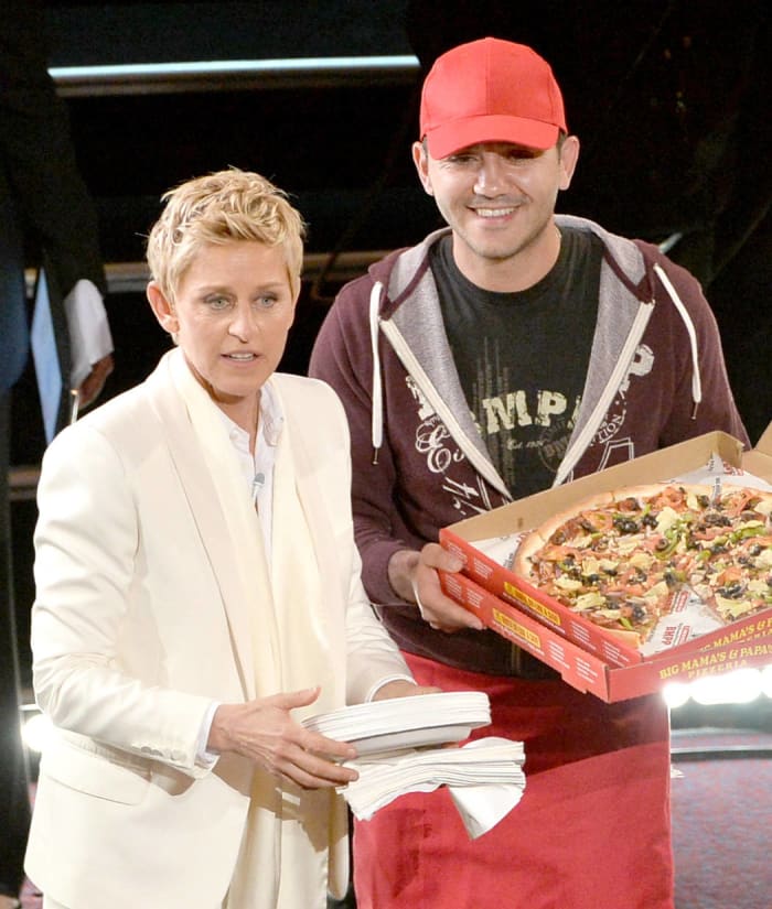 Ellen on cheese