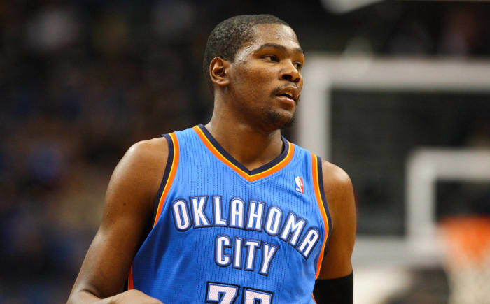 NBA Christmas Jerseys for 2013: Oklahoma City Thunder's Kevin