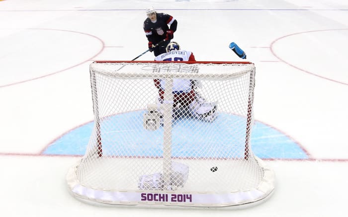 FEB. 15, 2014 | Olympic Games men’s hockey, preliminary round: USA 3, Russia 2 (SO)