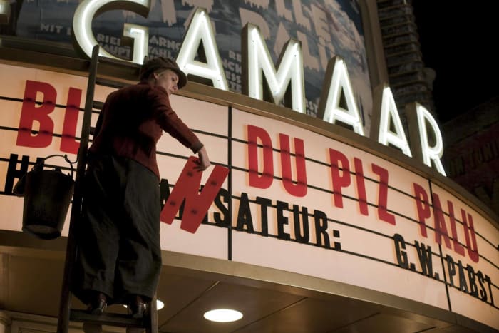 Promotional material was changed for Germany