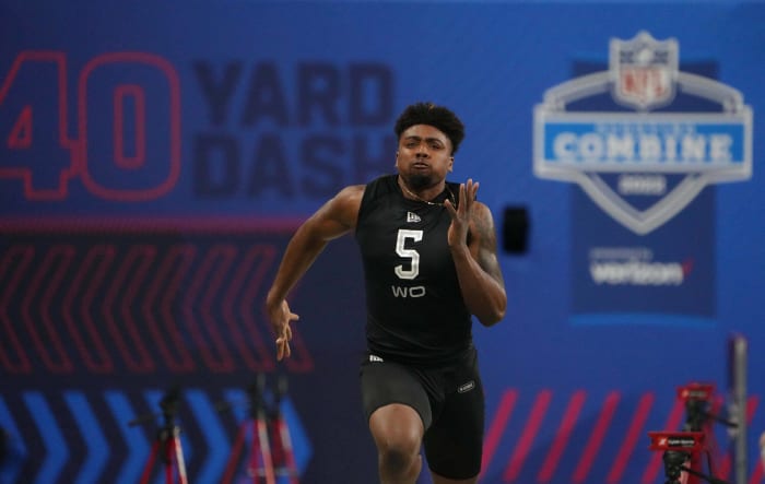 NFL first-round mock draft: Two QBs within the top-six 25 Tennessee Titans: Treylon Burks, WR, Arkansas