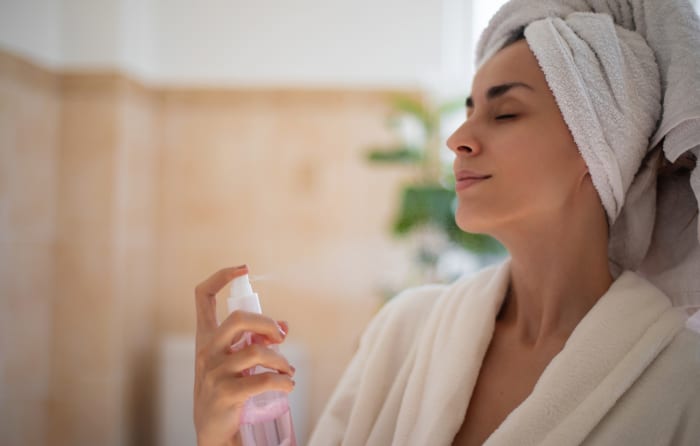 Use a hydrating mist