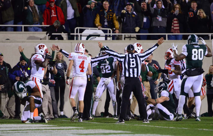Michigan State 37, Wisconsin 31, Oct. 22, 2011