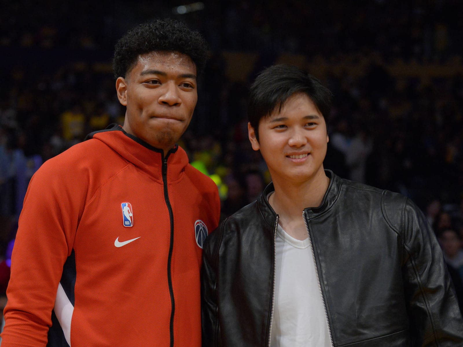 Dodgers are already starting their recruitment of Shohei Ohtani by having  fellow countryman Rui Hachimura throw out the first pitch on…