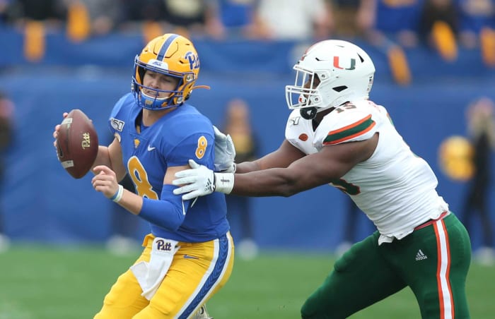 New York Giants: Gregory Rousseau, DE, Miami (FL)