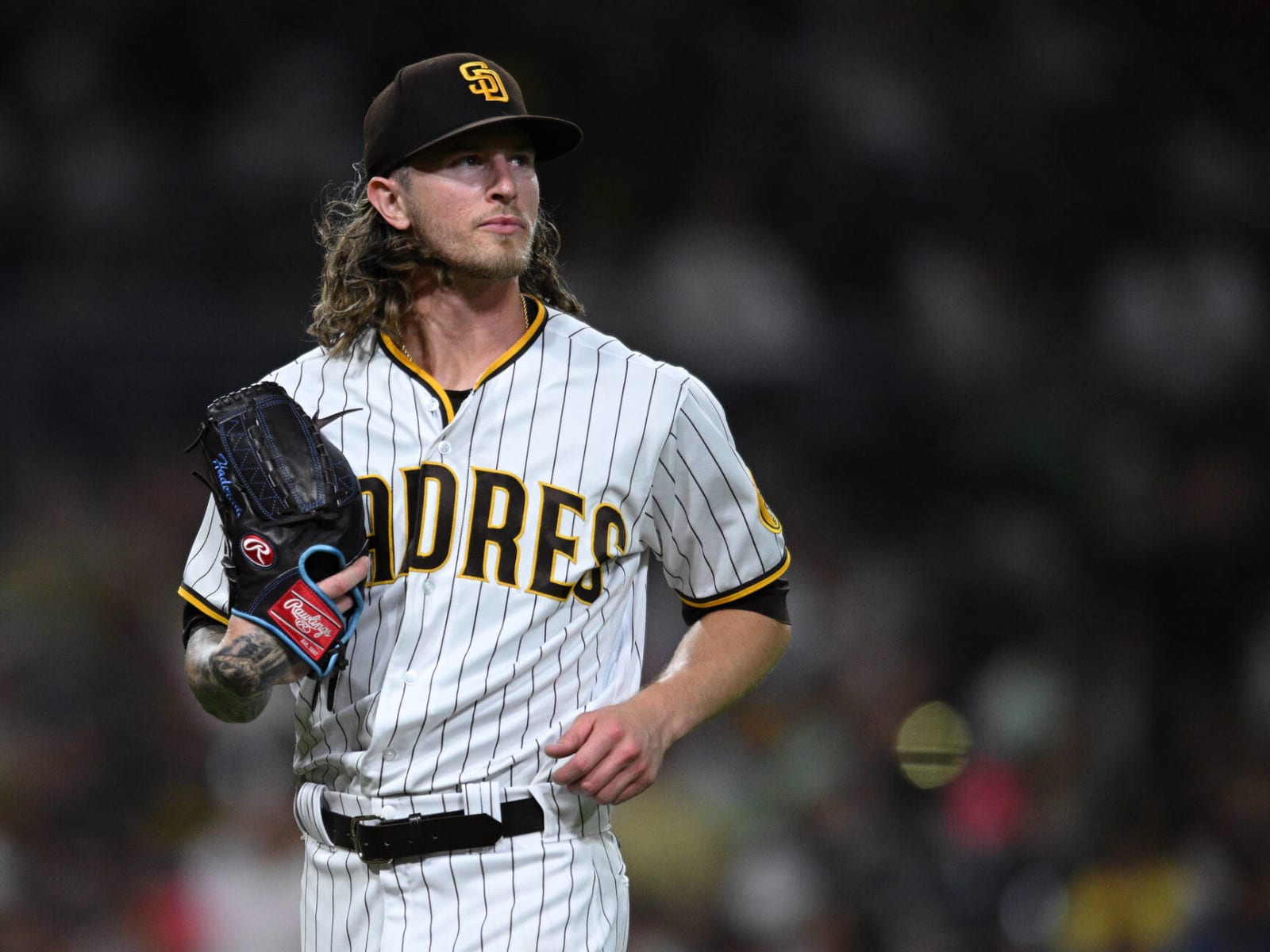 Josh Hader 2019 Game-Used Navy Alternate Jersey - Five Save Games,  Including Immaculate Inning (03/30/19)