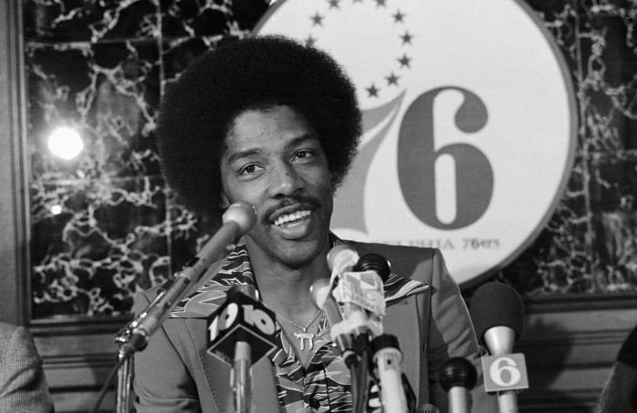 1977: Dr. J holds office hours