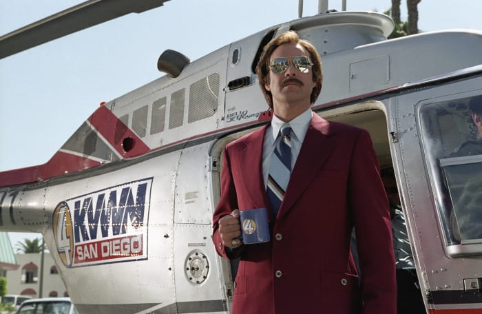 The first script for 'Anchorman' was VERY different
