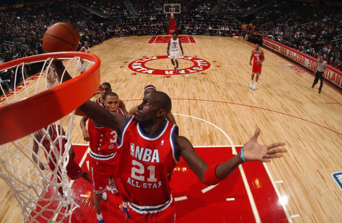 AND1 BASKETBALL - KG dominated the 2003 #NBAAllStar Game, taking