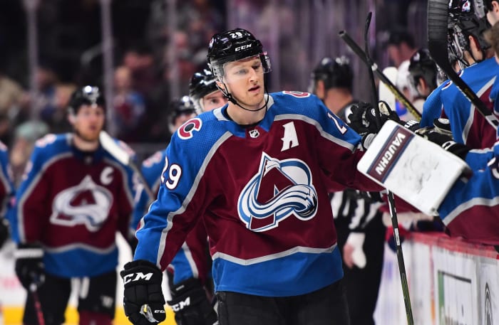 Art Ross Trophy (points leader): Nathan MacKinnon, Colorado Avalanche