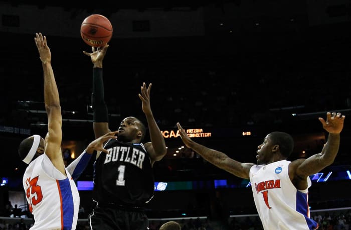 Butler needs OT to secure second straight Final Four berth (2011)