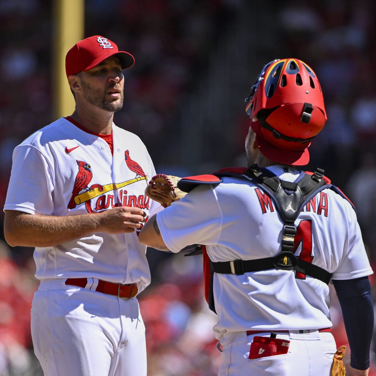 Yadier Molina to wear special helmet commemorating record-breaking start  with Adam Wainwright