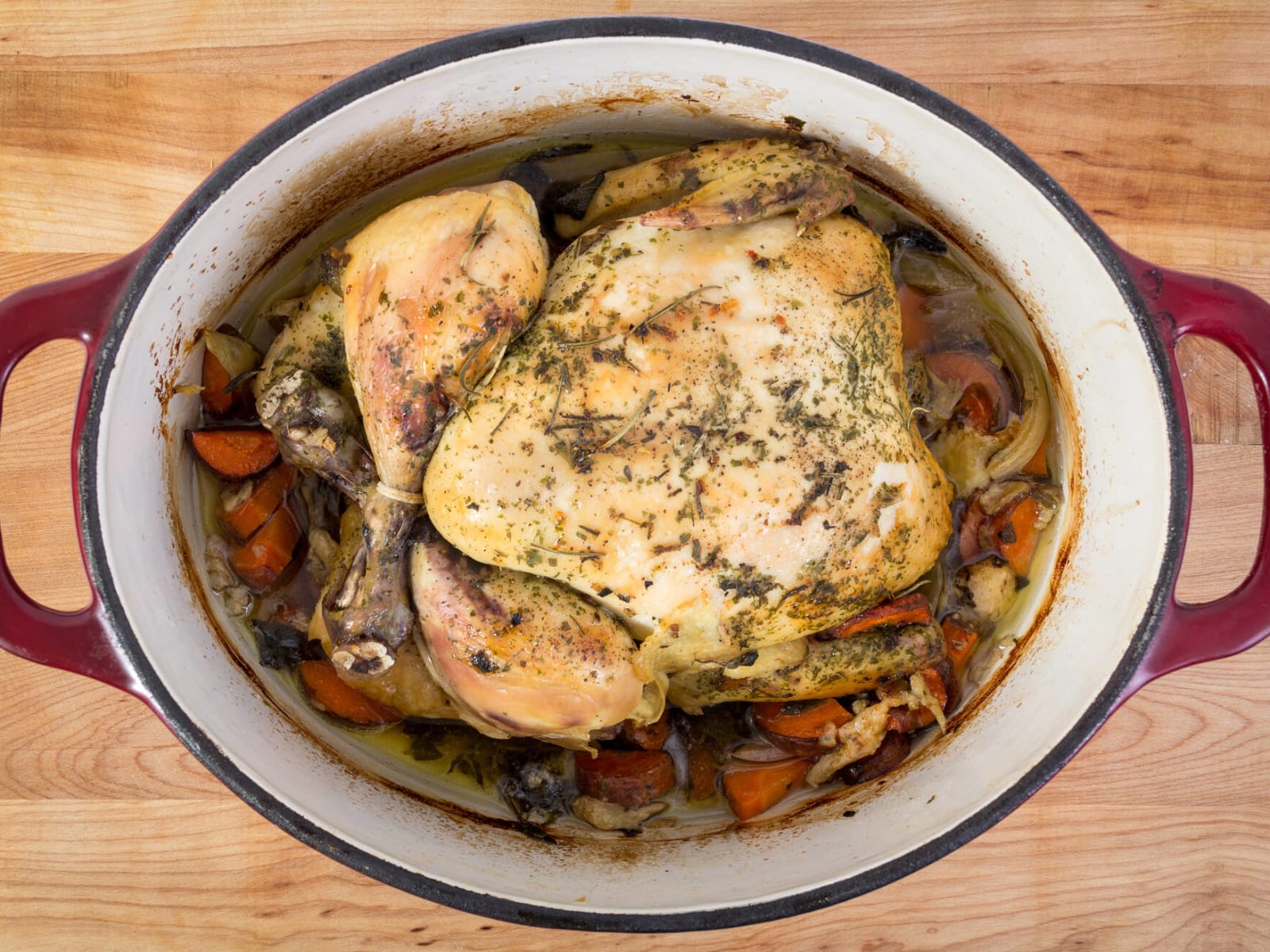 Slow Cooker Whole Chicken - Dinner at the Zoo