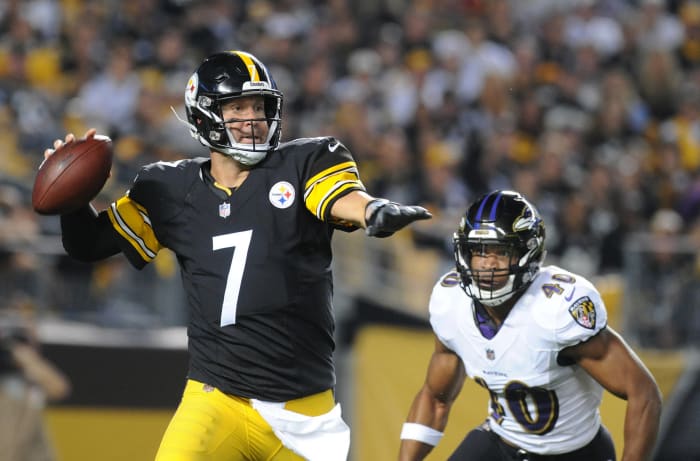 Ben Roethlisberger passing yards vs. Falcons