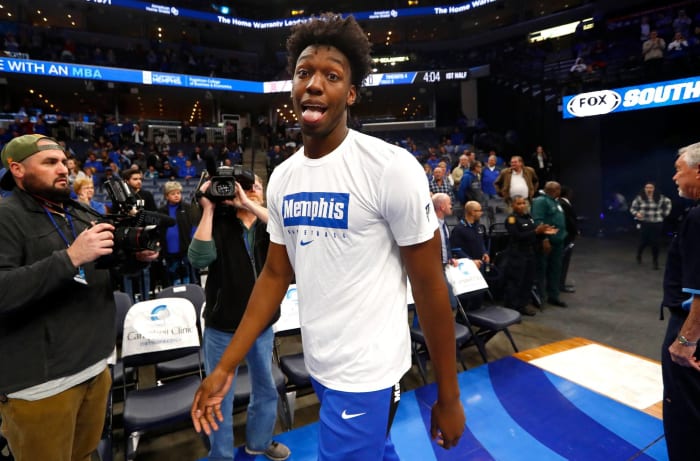Golden State Warriors: James Wiseman, C, Memphis