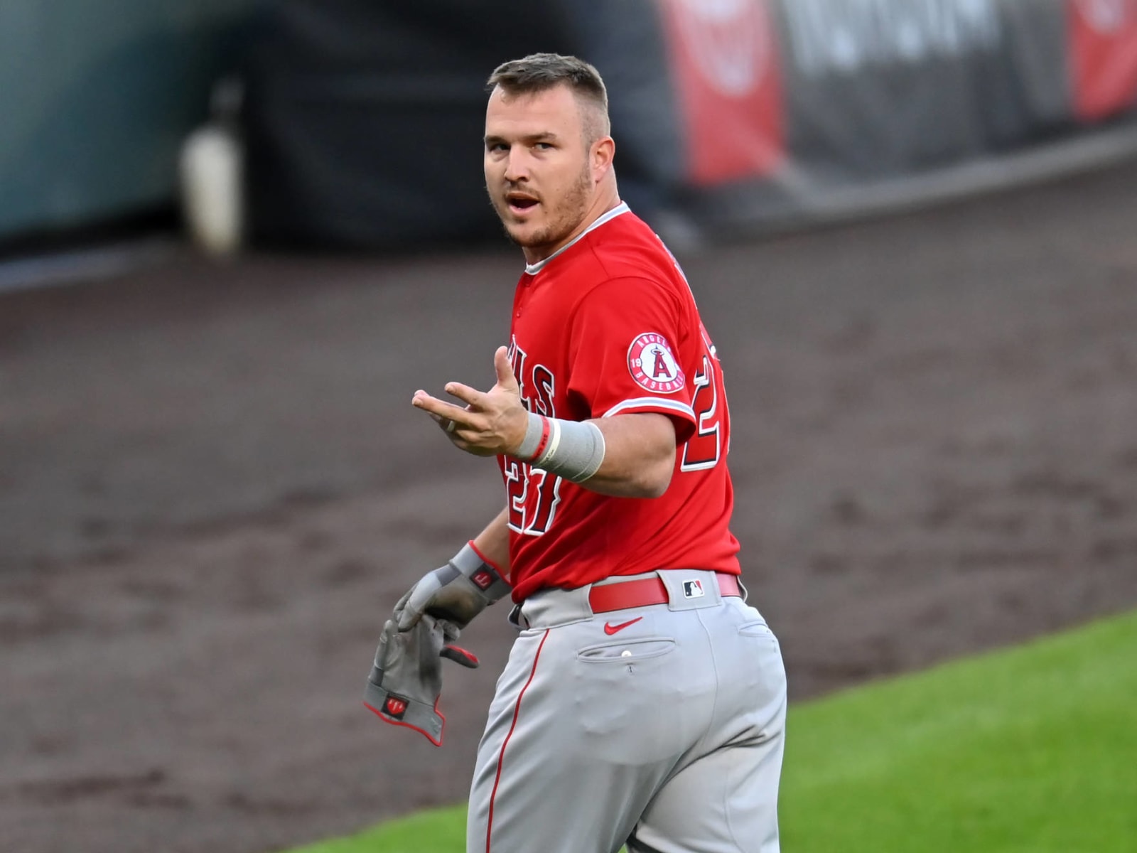 black mike trout jersey