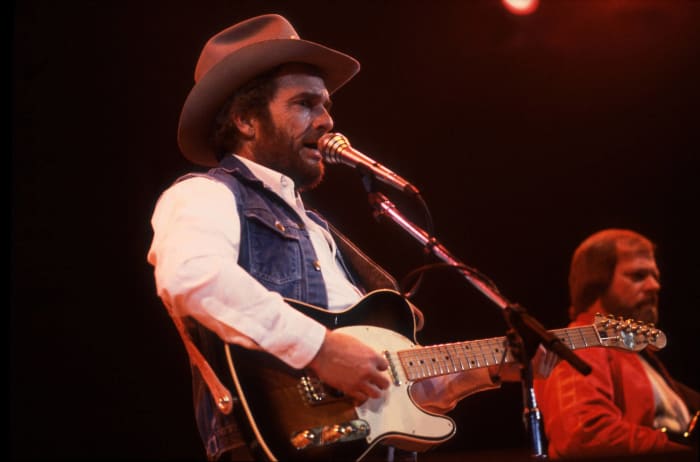 "The Fightin' Side Of Me," Merle Haggard