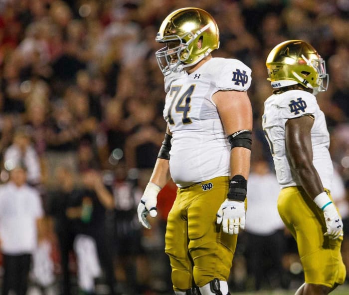 Green Bay Packers: Liam Eichenberg, OL, Notre Dame