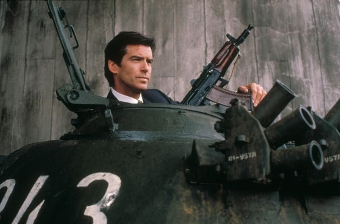 Pierce Brosnan debuts as James Bond