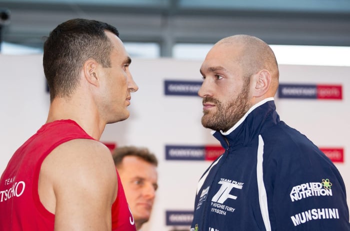 2015: Boxer Tyson Fury to Wladimir Klitschko