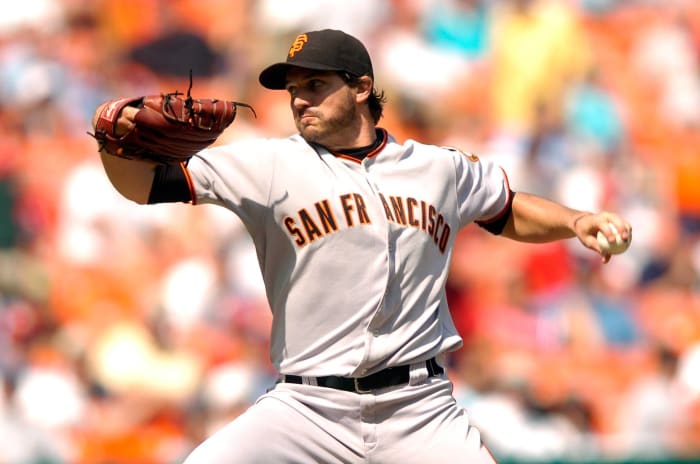 Barry Zito 2010 San Francisco Giants Home Cream World Series YOUTH