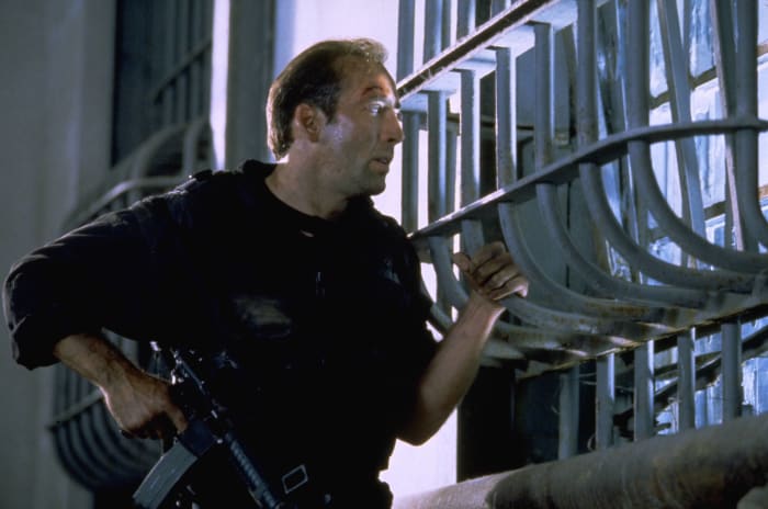 Harris and Michael Biehn had worked together before