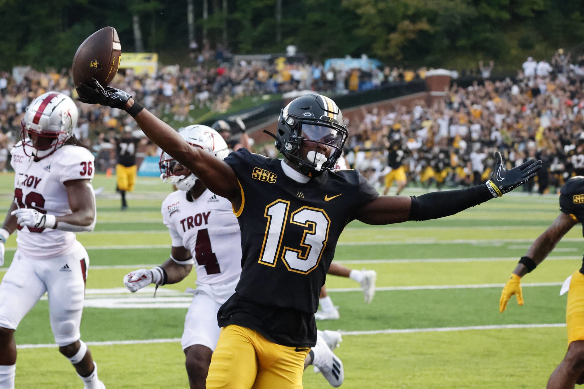 James Madison (2-0, 0-0 in Sun Belt) at Appalachian State (2-1, 1-0 in Sun Belt), 3:30 p.m., Saturday, ESPN+