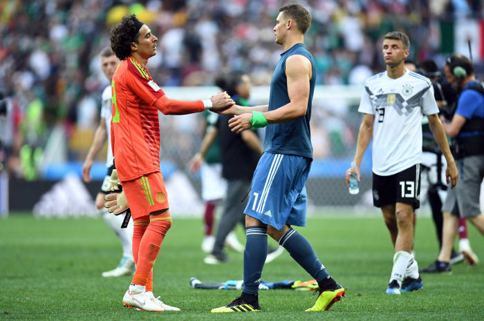 Guillermo Ochoa and Manuel Neuer
