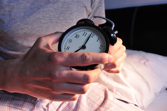 Set an alarm to go to bed