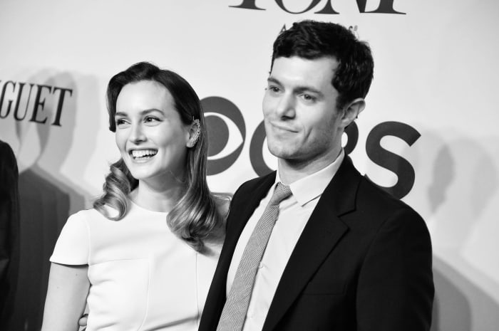 Leighton Meester and Adam Brody 