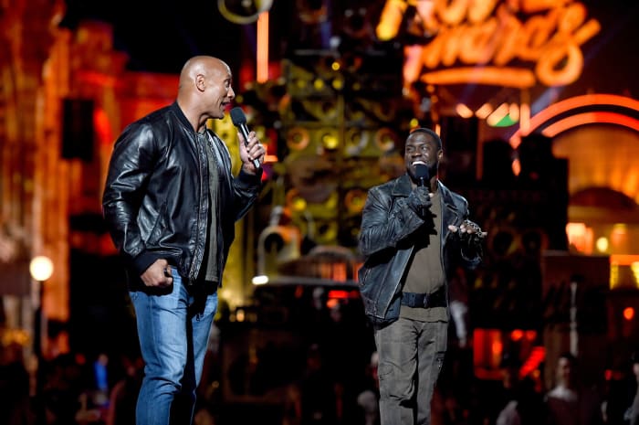 Dwayne Johnson and Kevin Hart