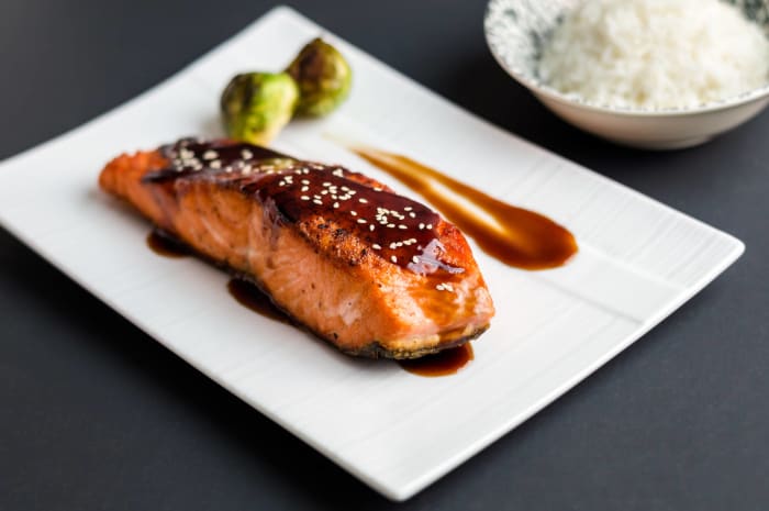 Teriyaki salmon