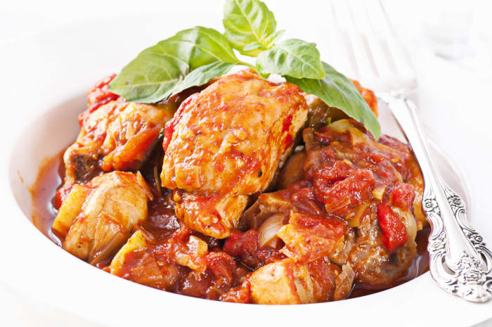 Chicken cacciatore