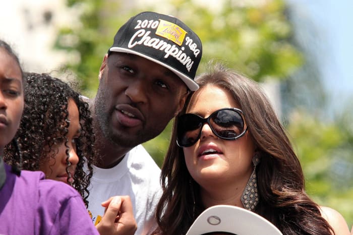 Lamar Odom and Khloe Kardashian