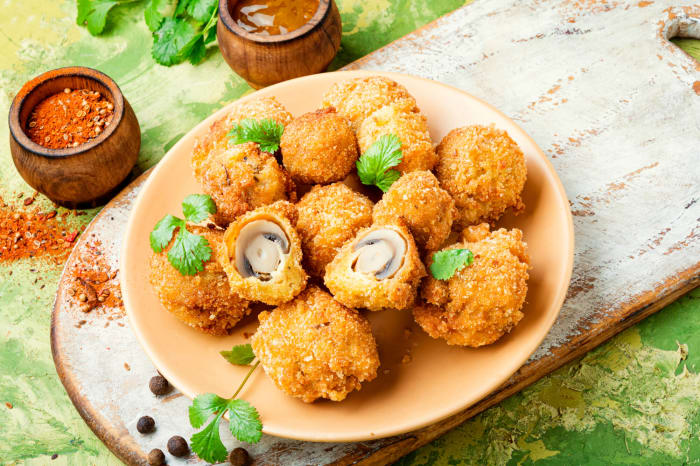 Fried mushrooms