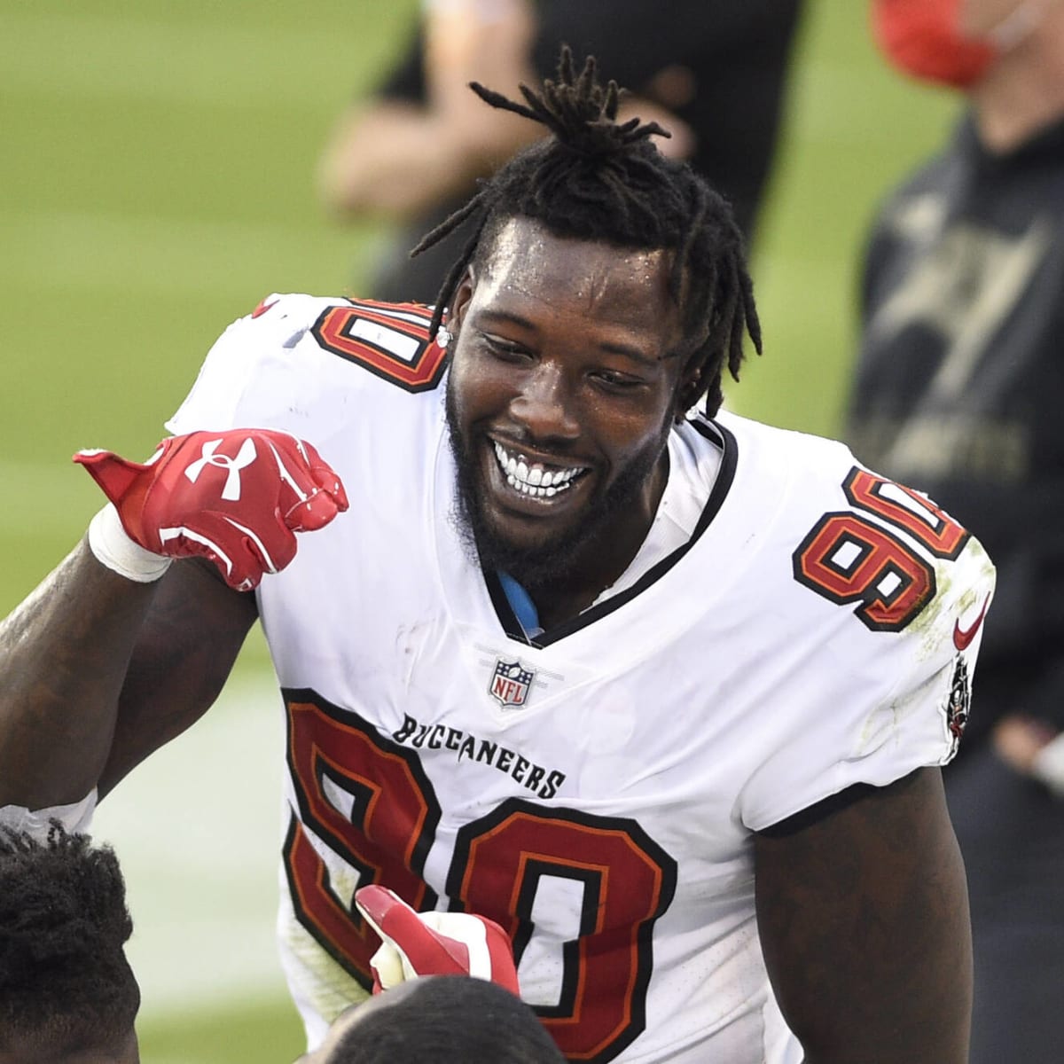 Three-time Pro Bowler Jason Pierre-Paul visits Ravens