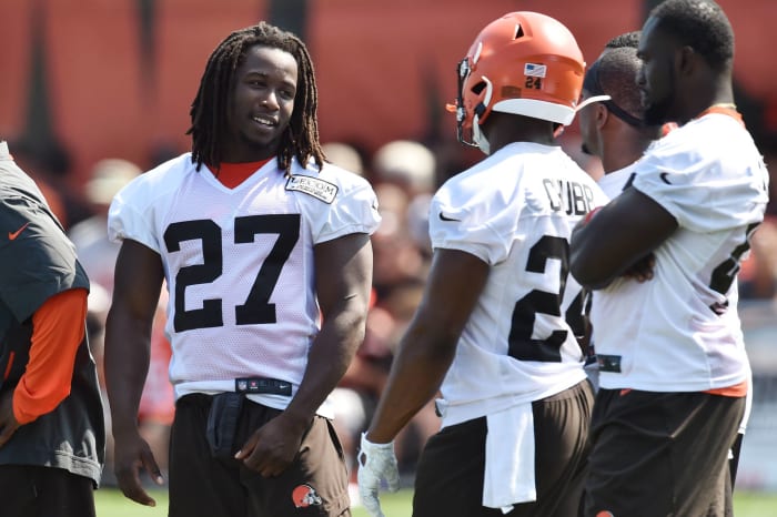 Best running back group: Cleveland Browns