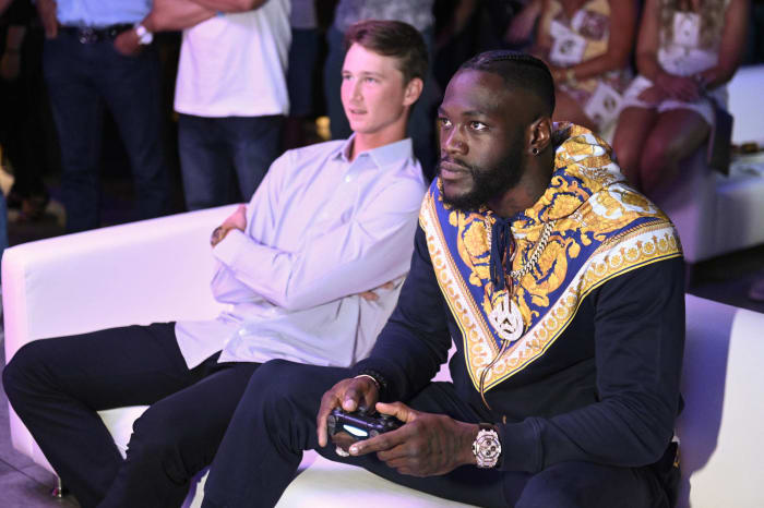 Deontay Wilder and Brady Singer