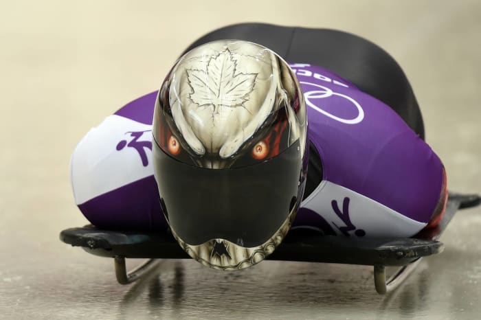 Canada skeleton 2014 helmets: Eric Neilson