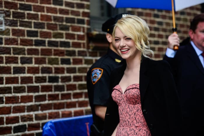 Emma Stone on Stephen Colbert