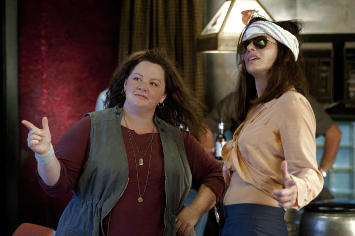 Melissa McCarthy and Sandra Bullock