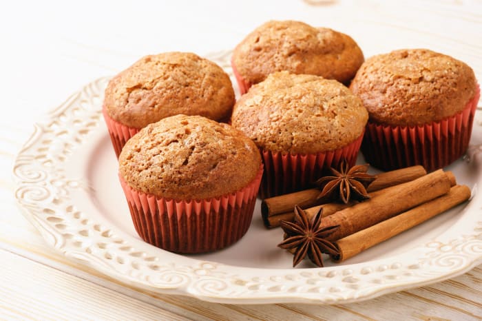 Muffin alla zucca speziati