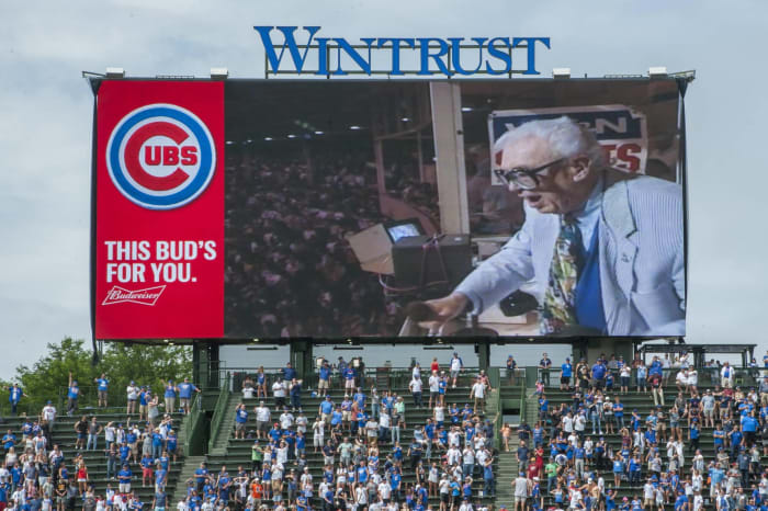 Harry Caray, this Bud's for you.