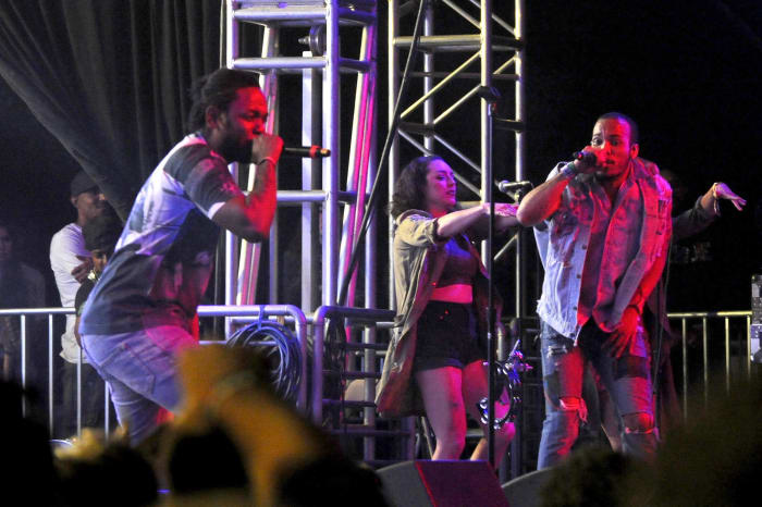 Kendrick Lamar, Dr. Dre and T.I.